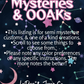 Mysteries & OOAKs