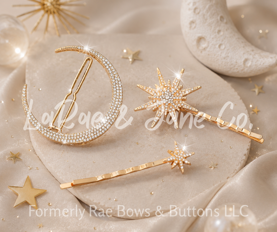 3 pack hair clips