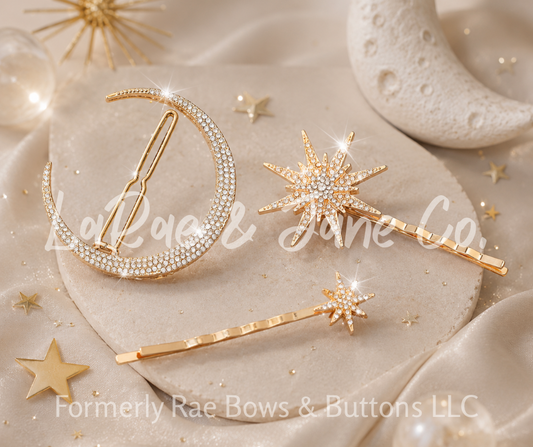 3 pack hair clips